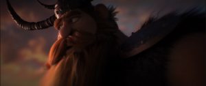 Stoick looking into the sunset