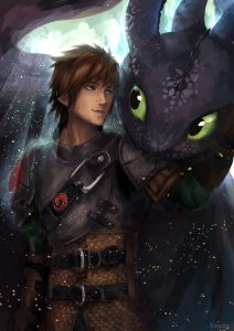 Inseparable - Hiccup and Toothless - by ElinTan