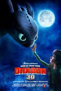 Poster of the first How to Train Your Dragon movie