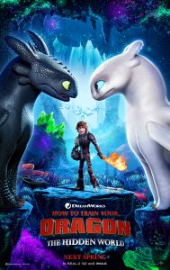 Poster of the third and final How to Train Your Dragon movie