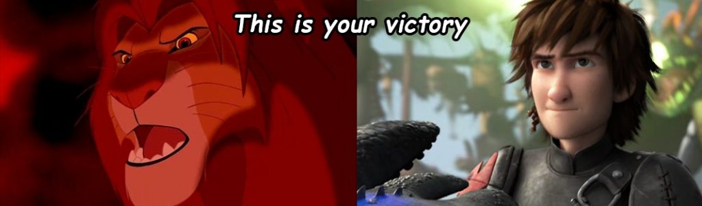 "This is your victory"