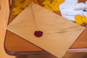 A sealed envelope