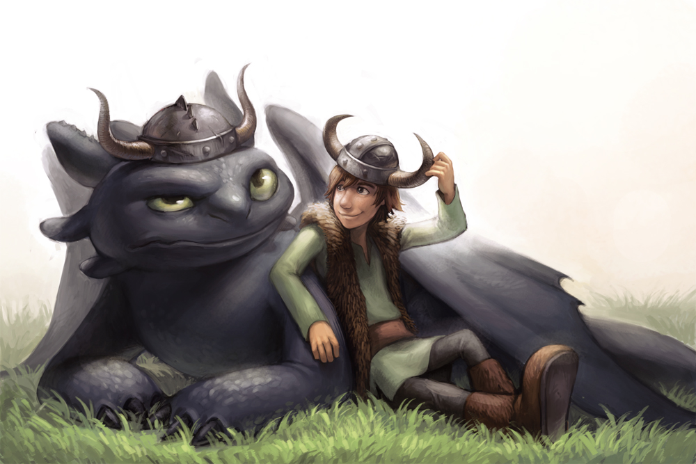 HTTYD Fanart Gallery #2 - Theme: Best Friends Hiccup & Tooth